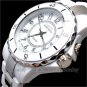Cool Ohsen Black/white Plastic LED Light Men Quartz Sport Dial Wrist Watch Hour