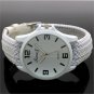 Round Dial Casual Braided Weaved Rope Band Quartz Wrist Watch Men Women Unisex