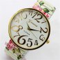 New Round Analog Stretchable Iron Quartz Wrist Watch Hour Women Lady 86 Gift