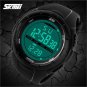 New Cool LCD Digital Waterproof Outdoor Rubber Strap Wrist Watch Men Sport D0801
