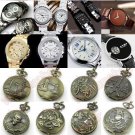 LED Watch Box Square Silver Metal Iron Lava Digital WristWatch Gift WB01 86