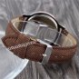 Cute Zebra Round Dial Faux Leather Band Quartz WristWatch Unisex 7 Colors Gifts