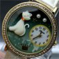 Elegant Cute 3D Crystal Cat White Leather Quartz Wrist Watch Women 86 Gift Q1352