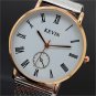 Luxury Silver Stainless Steel Mesh Band Analog Quartz Wrist Watch Unisex Q4103