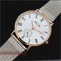 Luxury Silver Stainless Steel Mesh Band Analog Quartz Wrist Watch Unisex Q4103