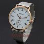 Luxury Silver Stainless Steel Mesh Band Analog Quartz Wrist Watch Unisex Q4103
