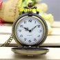 Vintage UK Flag Quartz Pocket Watch Pendant Necklace Men Women Gift Box P81