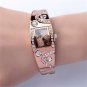 New Luxury Beatuy Bracelet Bangle Rhinestone Crystal WristWatch Women Girl B6613