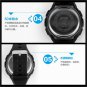 Cool LCD Digital Waterproof Outdoor Silicone Strap Wrist Watch Men Sport D0801