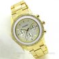Charm Round Dial Crystal Steel Band Women Men Luxury Quartz Wrist Watch 86 Gift