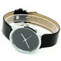 Simple Quartz Wrist Watch Dial Faux Leather Band Casual Simple Men Xmas Gift