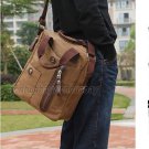 Brown Retro Messenger Men Canvas Sport Shoulder Walking Hiking Satchel Bag 8C004