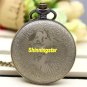 Retro Flower Pocket Watch Pendant Chain Bronze Women Men Unisex Gifts P43