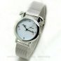 Rabbit Ear Silver Stainless Steel Mesh Quartz WristWatch Women Gift 86 Q1327