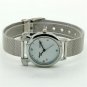 Rabbit Ear Silver Stainless Steel Mesh Quartz WristWatch Women Gift 86 Q1327