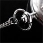 Silver Dragon Quartz Pocket Watch Necklace Pendant Men Lady Unisex Gifts P280