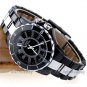 Black Ohsen Steel LED light Men boy Quartz Sport Dial Wrist Watch Gift 8OH01