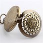 Retro Holllow Quartz Pocket Watch Necklace Pendant Men Women Lady Gift CA P220