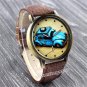 Antique Cool SUV Icon Dial Faux Leather Band Quartz Wrist Watch Men Kids Gifts