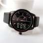 New CURREN Black Band Simple Dial Date Quartz Wirst Watch Men Women Gift Q4215