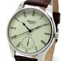 Simple Round Dial Rome Number Quartz Wrist Watch Leather Men Boy86 Gift Q3526