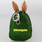 Cute Green Rabbit Genuine Leather Handmade Money Coin Zip Purse Wallet Kid ZP121
