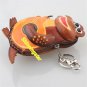 Cute Crocodile Genuine Leather Handmade Stitch Wallet Money Coin Purse Kid Gifts