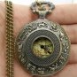 Retro Australia Map Style Quartz Pocket Watch Necklace Pendant Men 86 Gift P54