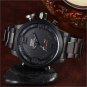 New OHSEN Men Black Cool Army Military LED Date Quartz Wrist Watch Sports OH1031