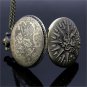 Bronze Retro Dragon Pendant Pocket Chain Men Women Quartz Watch 86 Gift P209