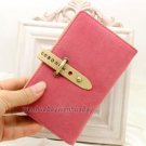 New Hit Color Leather Small Bag Women Lady Zip Clutch Wallet Card Purse USA PB41