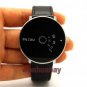New Cool Men Silver Black PAIDU Quartz Wrist Watch Turntable Boy Hour Gift AB
