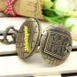 Bronze Nightmare Before Christmas Pocket Watch Necklace Pendant Chain Unisex P49