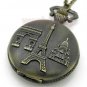 Vintage Triumphal Arch Arc de Triomphe Paris Eiffel Tower Pocket 86 Watch P86