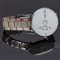 Silver White Special Quartz Wrist Watch Turntable Dial Men Clock Hour Q0844-1 AB