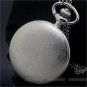 Vintage Eagle Wing Silver Quartz Pocket Watch Necklace Pendant 86 Men Gift P144