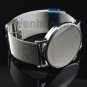 Cool Blue LED Watch Silver Metal Iron Mesh Dial Digital Sports Boys mens 86L8811