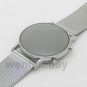 Cool Blue LED Watch Silver Metal Iron Mesh Dial Digital Sports Boys mens 86L8811