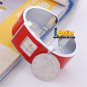 Elegant Square Bangle Bracelet Crystal Quartz Wrist Watch Lady Girl Hour Women A