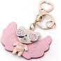 MILESI Lovely Bear Leather Lover Keychain Car Purse Cute Key Ring Gift D008990 A