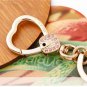 MILESI Lovely Bear Leather Lover Keychain Car Purse Cute Key Ring Gift D008990 A