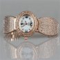 Lady Charm Crystal Round Dial Steel Band Quartz Wrist Watch Women GiftsB6938