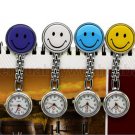 Cute Kid Nurse Chain Cross Smile Quartz Pocket Watch Round Gift Women Analog 86