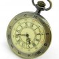 Retro Vintage Roman Number Dial Pocket Watch Necklace Pendant Xmas Gift 86 P59