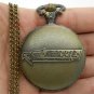 Retro Skull Quartz Pocket Watch Necklace Pendant Women Lady Girl 86 Gift P87