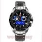 Waterproof Black Quartz LED Combine Stainless Steel Gift Sport WristWatch L8925