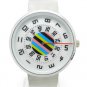 Silver Quartz Metal Mesh Wrist Watch Mens Boy Turntable Dial Digital USA Q0826