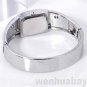 Trendy Bracelet Bangle Wave Rhinestone Crystal Wrist Watch Womens Wife Gift AB