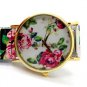 Cute Lovely Round Analog Stretchable Iron Quartz Wrist Watch Girl Women AB Q2078