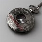 New Bronze Black Pocket Watch Necklace Pendant Chain Quartz Men Women Lady Gifts